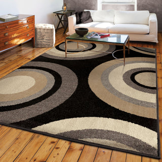 Orian Rugs American Classics Curled Rochelle Multi Area Rug Room Scene Feature