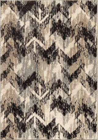 Orian Rugs American Heritage Distressed Chevron Gray Area Rug main image