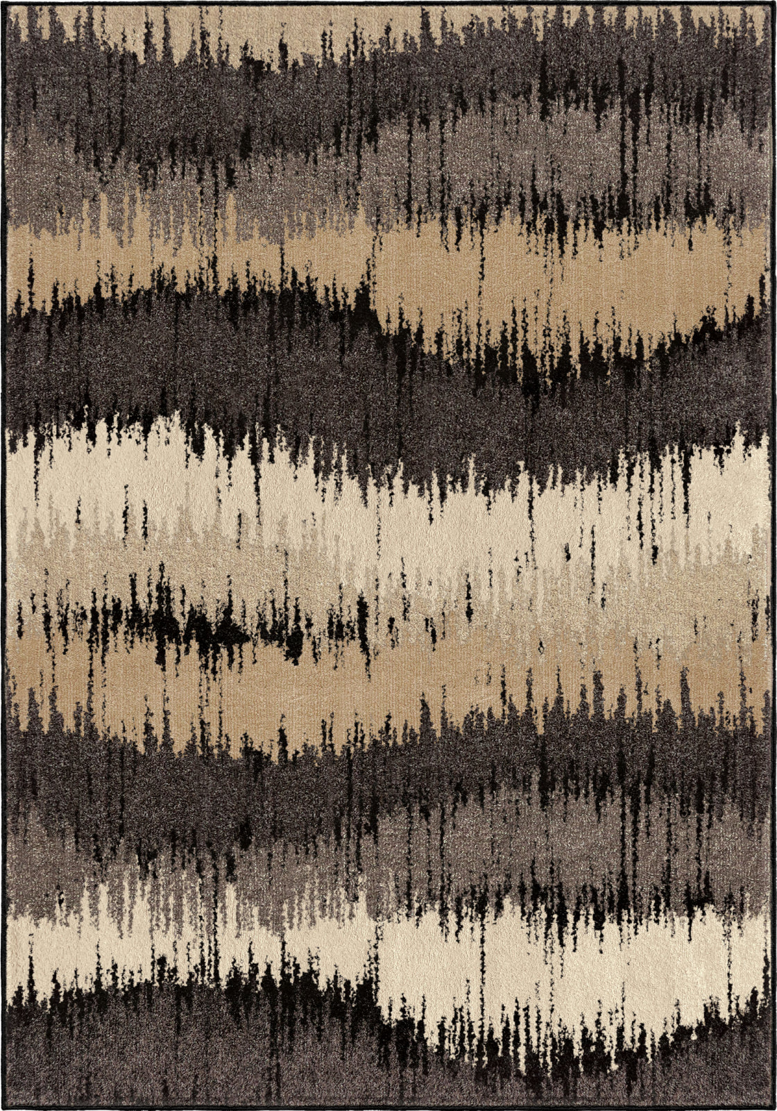 Orian Rugs American Heritage Brushed Waves Gray Area Rug main image