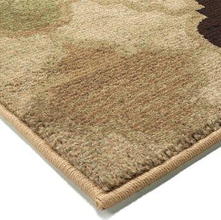 Orian Rugs American Heritage Malbeck Bisque Area Rug Corner Image