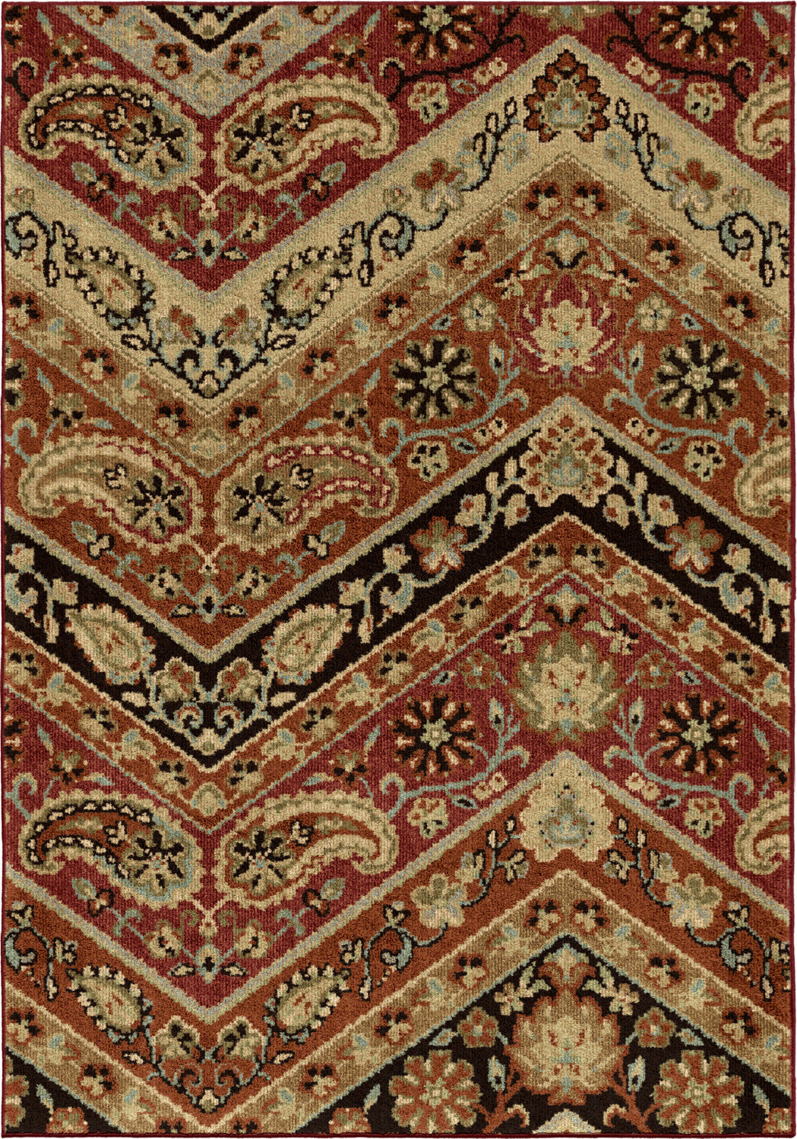 Orian Rugs American Heritage Paisley Point Rouge Area Rug main image