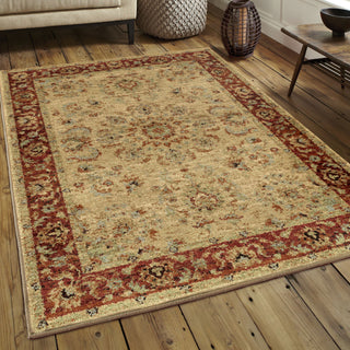 Orian Rugs American Heritage Promenade White Area Rug Lifestyle Image Feature