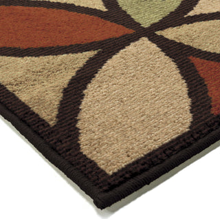 Orian Rugs American Heritage Funhouse Multi-black Area Rug Corner Image