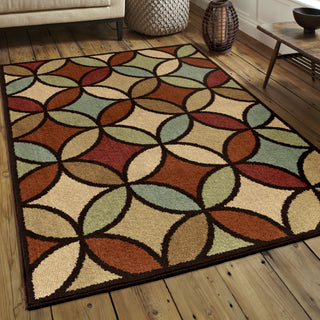 Orian Rugs American Heritage Funhouse Multi-black Area Rug Lifestyle Image Feature