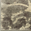 Orian Rugs American Heritage Distressed Scroll Taupe Area Rug Close up