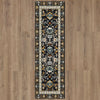 Karastan Zephyr Amphora Black Area Rug Main Image