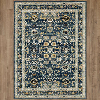 Karastan Zephyr Amphora Majolica Blue Area Rug Main Image