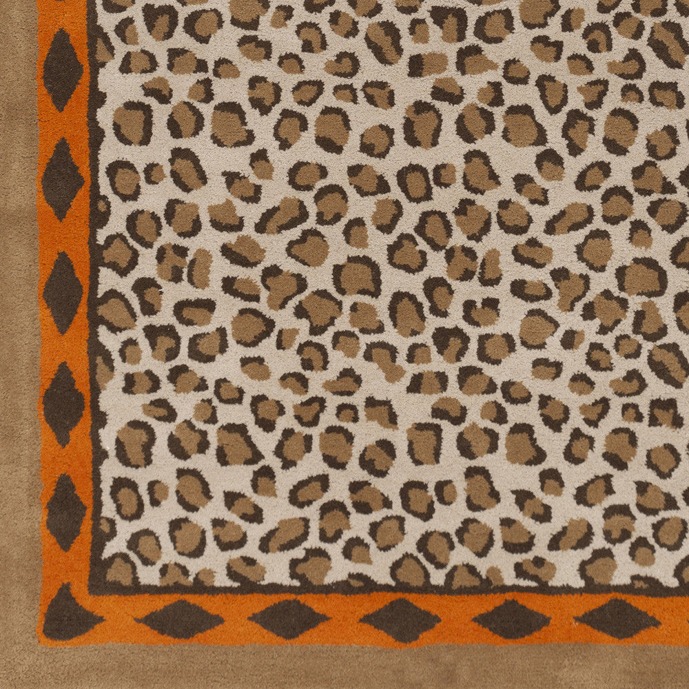 Surya Amour AMR-8001 Rust Hand Tufted Area Rug by Florence de Dampierre Sample Swatch
