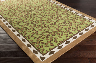 Surya Amour AMR-8002 Forest Hand Tufted Area Rug by Florence de Dampierre 5x8 Corner