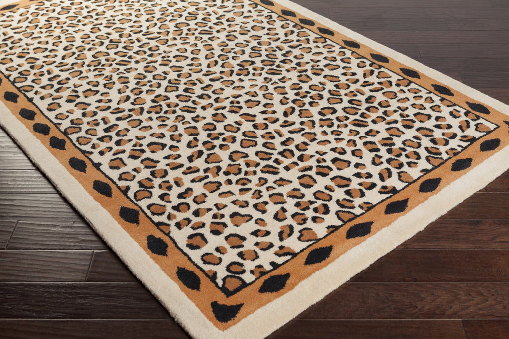 Surya Amour AMR-8003 Area Rug by Florence de Dampierre 5x8 Corner Feature