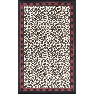 Surya Amour AMR-8004 Black Area Rug by Florence de Dampierre 5' x 8'