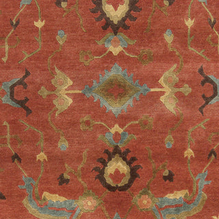 Surya Anastacia ANA-8411 Rust Hand Knotted Area Rug Sample Swatch