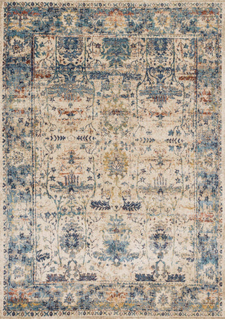 Loloi Anastasia AF-07 Sand / Light Blue Area Rug Main Image