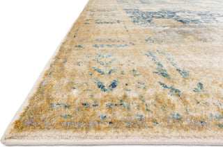 Loloi Anastasia AF-09 Blue / Gold Area Rug Corner Image