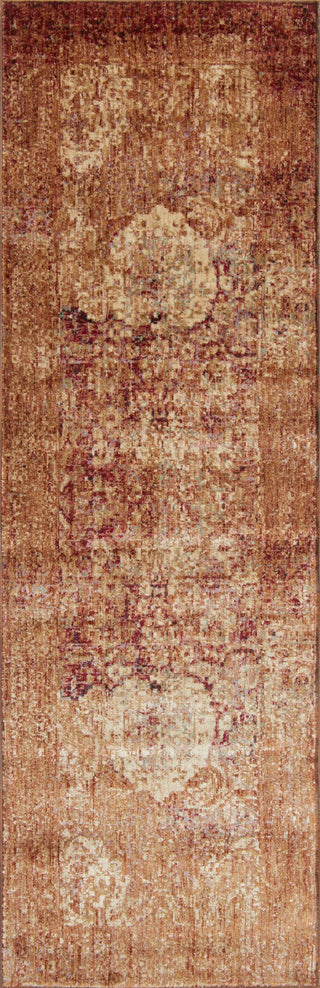 Loloi Anastasia AF-18 Copper / Ivory Area Rug 2'7''x 8'0'' Runner 