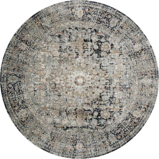 Loloi Anastasia AF-24 Charcoal/Sunset Area Rug 7'10''x 7'10'' Round