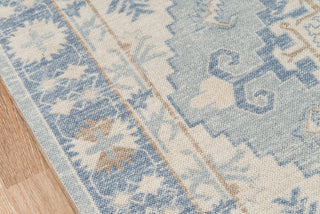 Momeni Anatolia ANA-1 Blue Area Rug Close up