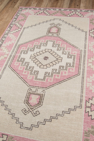 Momeni Anatolia ANA-2 Pink Area Rug Corner Image