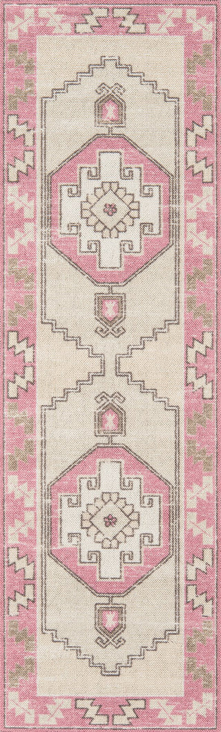 Momeni Anatolia ANA-2 Pink Area Rug Runner Image