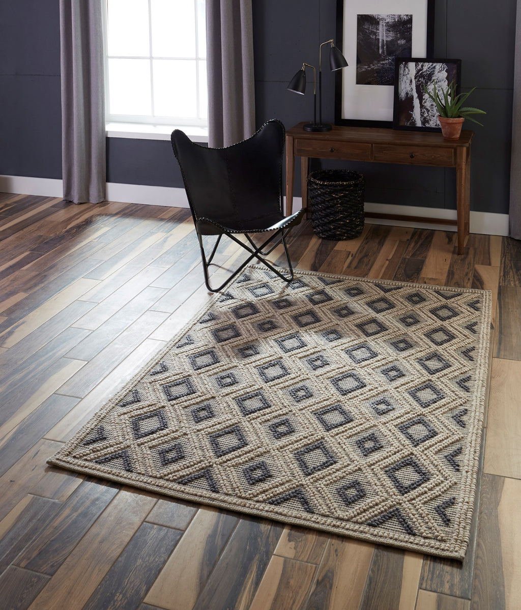 Momeni Andes AND-2 Beige Area Rug Room Image Feature