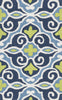 Loloi Angelou HAN15 Blue / Green Area Rug Main