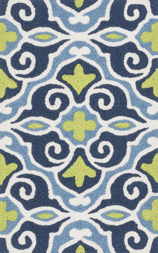 Loloi Angelou HAN15 Blue / Green Area Rug main image