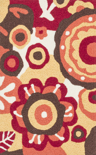 Loloi Angelou HAN16 Red / Yellow Area Rug main image