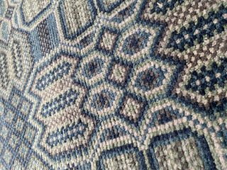 NuStory Bovina Angelica's Garden Green/Blue Area Rug by Newell Turner 