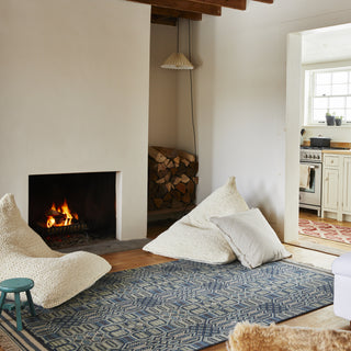 NuStory Bovina Angelica's Garden Green/Blue Area Rug by Newell Turner 