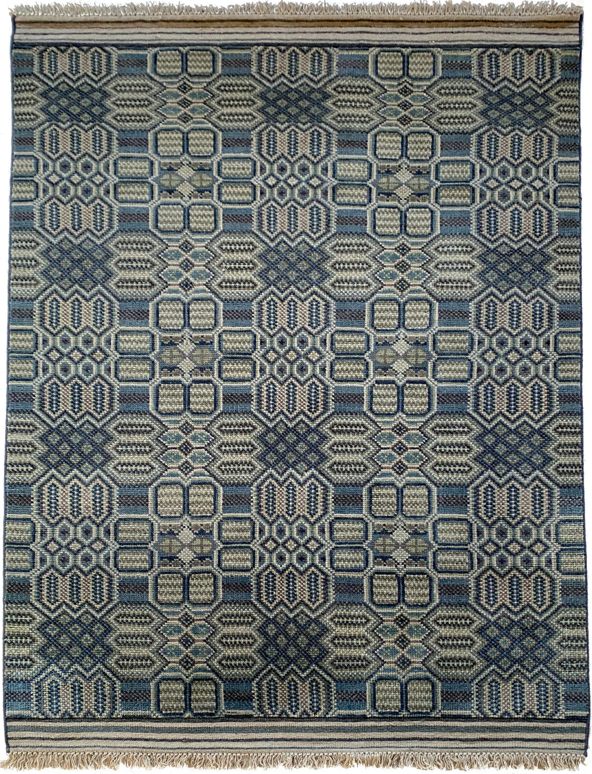 NuStory Bovina Angelica's Garden Green/Blue Area Rug by Newell Turner main image