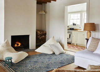 NuStory Bovina Angelica's Garden Green/Blue Area Rug by Newell Turner 