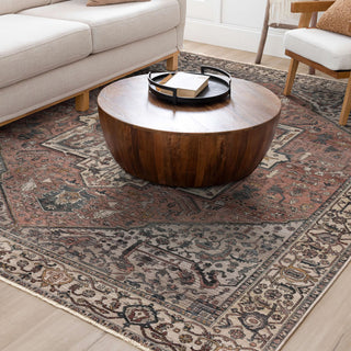 Karastan Echo Angelino Pudra Area Rug Lifestyle Image Feature