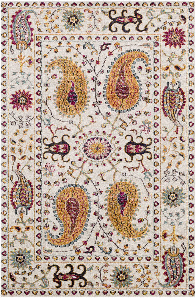 Surya Anika ANI-1010 White/Brown Area Rug main image