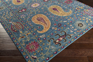 Surya Anika ANI-1013 Blue/Pink Area Rug Closeup