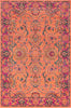 Surya Anika ANI-1031 Bright Pink Red Saffron Sky Blue Teal White Grass Green Black Area Rug main image