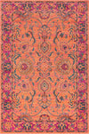 Surya Anika ANI-1031 Bright Pink Red Saffron Sky Blue Teal White Grass Green Black Area Rug main image