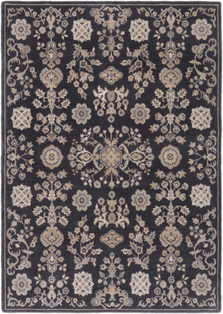 Andromeda ANM-1003 Gray Machine Woven Area Rug by Surya 5'3'' X 7'6''