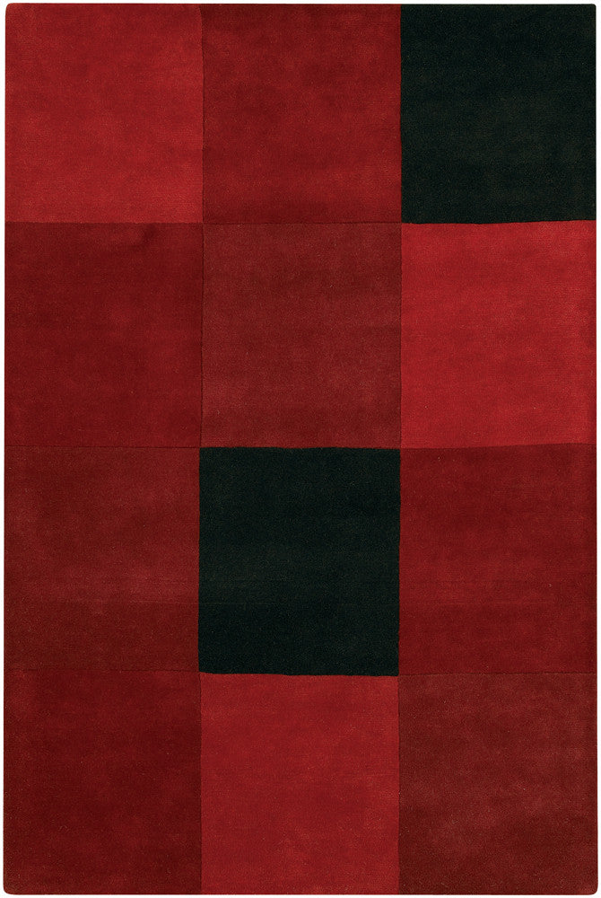 Chandra Antara ANT-109 Red/Black Area Rug main image