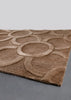 Chandra Antara ANT-157 Brown Area Rug Corner Shot
