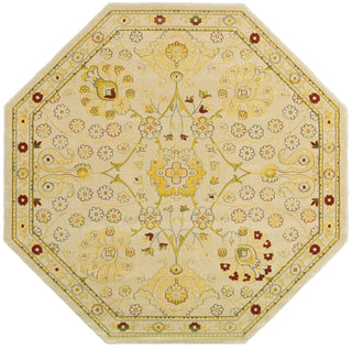 LR Resources Antigua 80989 Cream Machine Loomed Area Rug 7' 9'' X 7' 9'' octagon