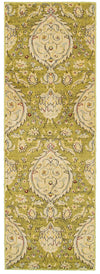 LR Resources Antigua 80992 Green Machine Loomed Area Rug 2' 6'' X 7' 9'' Runner