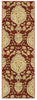 LR Resources Antigua 80994 Red Machine Loomed Area Rug 2' X 6'