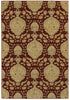 LR Resources Antigua 80994 Red Machine Loomed Area Rug 4' X 6'