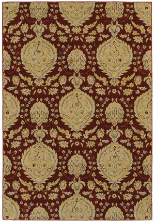 LR Resources Antigua 80994 Red Machine Loomed Area Rug 4' X 6'