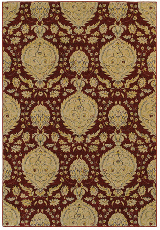 LR Resources Antigua 80994 Red Machine Loomed Area Rug 9' X 12'