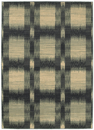 LR Resources Antigua 80996 Blue Machine Loomed Area Rug 9' X 12'