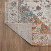 LR Resources Antiquity Ombre at Dusk Beige / Cream Area Rug Backing Image