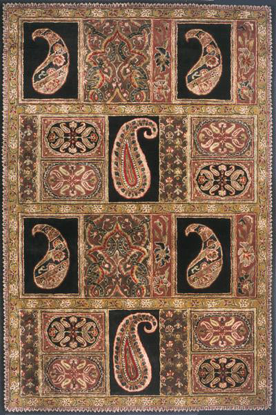 Momeni Antique AB-35 Black Area Rug