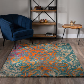 Dalyn Antiquity AQ160 Teal Area Rug