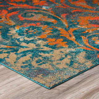 Dalyn Antiquity AQ160 Teal Area Rug